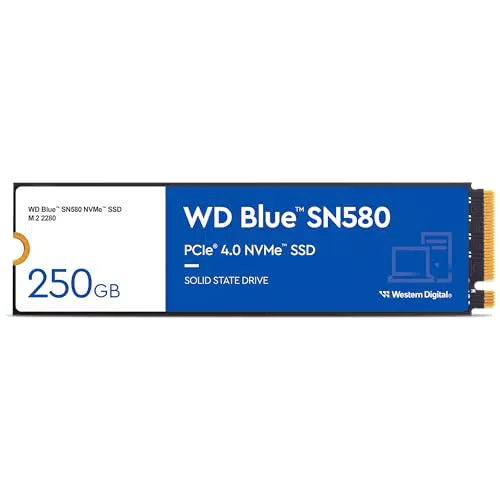 WD_BLUE SN570 1TB M.2 2280 PCIe Gen3 NVMe up to 3500 MB/s read speed