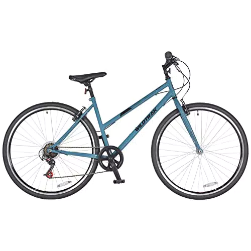 Bicicleta de Trekking Wildtrak - Adulto, 6 Velocidades - Verde