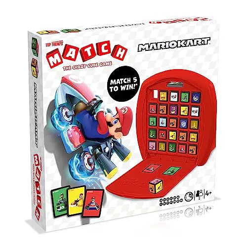Juego de Mesa Match Mario Kart - Conecta en Línea a 5 Personajes de Mario