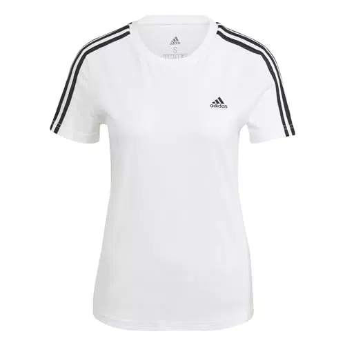 Camiseta Deportiva Mujer adidas Essentials Slim 3-Stripes