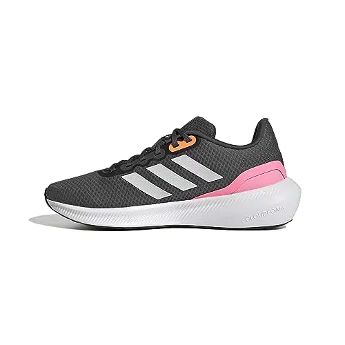 adidas RUNFALCON 3.0 W, Sneaker Mujer, Grey Six/Crystal White/Beam Pink