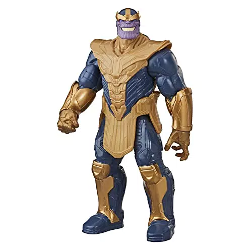 Figura de Acción Thanos de la Serie Titan Hero Blast Gear Deluxe de Marvel Avengers
