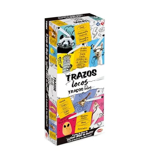Juego Bizak Trazos Locos: Divertida Transformación de Personajes para Toda la Familia.
