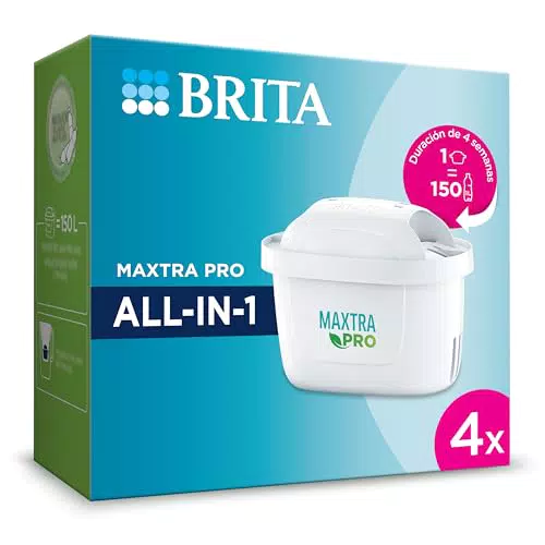 Filtro de Agua BRITA MAXTRA PRO - Recambio Original para Agua más Pura