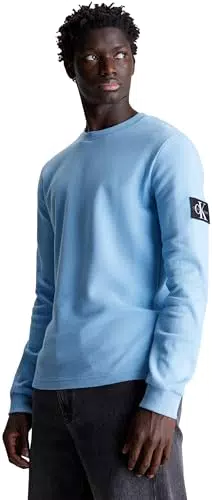 Camiseta de Manga Larga Calvin Klein Jeans para Hombre - Modelo Badge Waffle