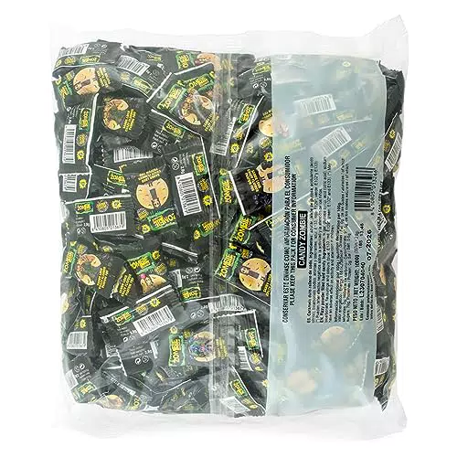 Caramelos Cerdán Halloween Zombie Rellenos de Soda Sabor Fresa, Cola y Frutas del Bosque