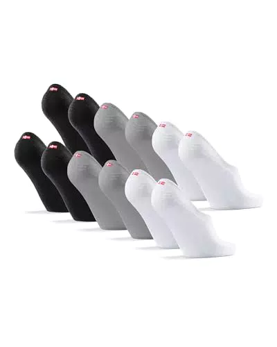 Calcetines Invisibles de Bambú DANISH ENDURANCE para Mujer y Hombre, Transpirables, Multicolor