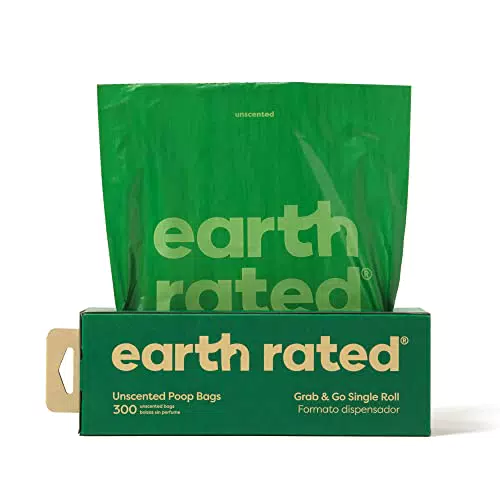 Bolsas para excremento de perro Earth Rated a prueba de fugas - 300 unidades