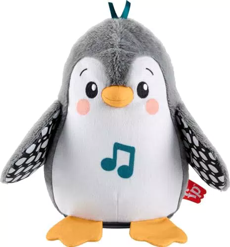 Peluche Fisher-Price Pingüino Anda y Aletea con Música para Bebés Recién Nacidos