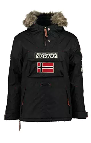 Geographical Norway - Parka De Hombre Boomerang, Rojo