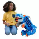Camión T-Rex Ultimate de Hot Wheels City - Pista de Carreras Dinosaurio con 2 Vehículos
