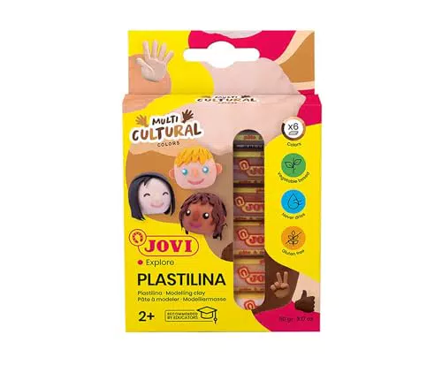 Plastilina jovi estuche de 10 barras colores surtidos