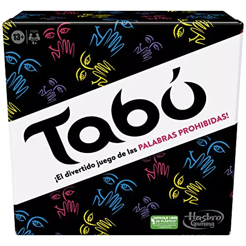 Juego Tabú Clásico - Adivina Palabras para Adolescentes y Adultos - Ideal para Fiestas - Desde 13 años.
