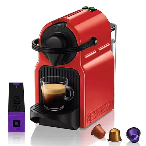Cafetera Krups Nespresso Inissia XN1005 - Monodosis Nespresso, 19 bares, apagado automático, diseño compacto.