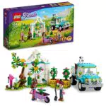 LEGO Friends Vehículo de Plantación de Árboles de Heartlake City con 2 Mini Muñecas