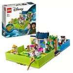 LEGO Disney Cuentos e Historias: Peter Pan y Wendy, Libro de Juguete para Niños de 5+ Años con 3 Micro Muñecas y Barco Pirata