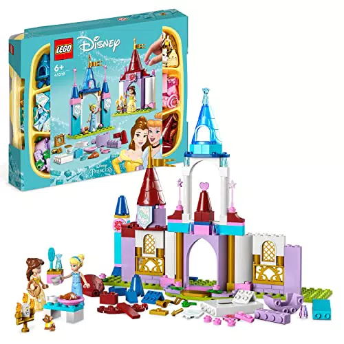 LEGO Disney Princess Castillos Creativos con Mini Muñecas de Bella y Cenicienta