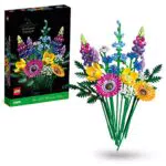 LEGO Ramo de Flores Silvestres Artificiales - Regalo para el Día de la Madre