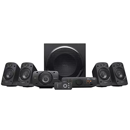Altavoces Logitech Z906 Sistema de Sonido Envolvente 5.1 con Certificación THX y Dolby&DTS