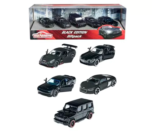 Juego de Coches Majorette - Set de Regalo con 5 Modelos de Vehículos para Niños