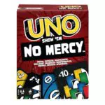 Juego de Cartas UNO No Mercy - Juego de Mesa Familiar con Cartas Nuevas y Reglas Especiales