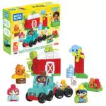Bloques de Construcción Mega Bloks Ciudad Verde Granja - Juguete para Bebés +1 Año