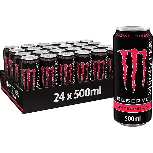 Bebida Energética Monster Reserve Sabor Sandía 500ml - Pack de 24