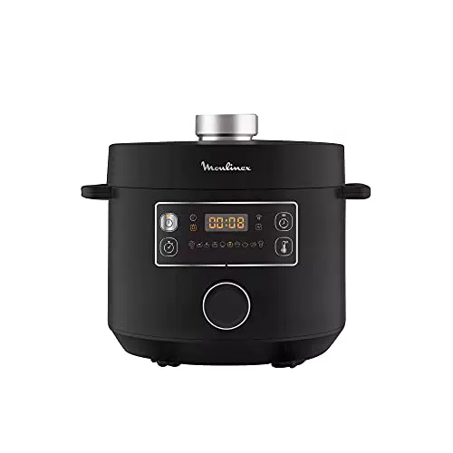 Olla a presión eléctrica Moulinex Epic Turbo Cuisine CE7548 - 1090 W, 10 programas automáticos