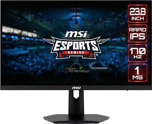 Monitor Gaming MSI G244F FHD 24" IPS 1920 x 1080, 170 Hz, 1ms, sRGB, Freesync - DP 1.2a, HDMI 2.0b