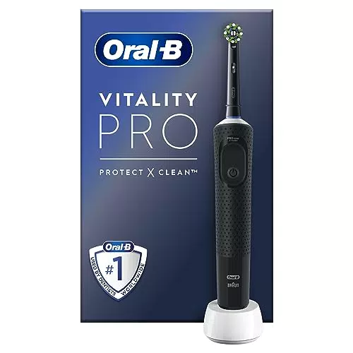 Cepillo de Dientes Eléctrico Oral-B Vitality Pro con Mango Recargable - Diseñado Por Braun