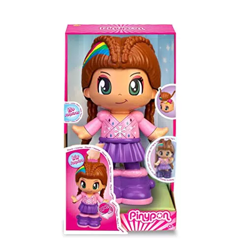 Muñeca Pinypon Sorpresa Iris en Contenedor Grande con Compartimentos - Famosa