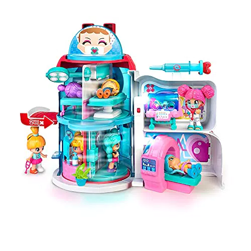 Pinypon Hospital con Accesorios de Cuidados y Detalles - Figura de Doctora Incluida