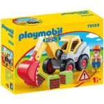 Excavadora PLAYMOBIL 1,2,3 Modelo 70125: Ideal para Niños de 18 Meses en Adelante