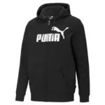 Puma ESS Big Logo FZ Hoodie FL Sudadera, Hombre, Black