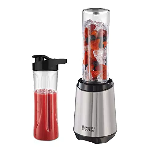 Russell Hobbs Batidora de Vaso Individual Mix & Go, Batidora Smoothie