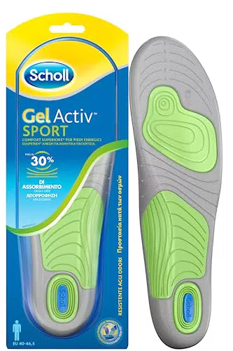 Plantillas Scholl GelActiv Sport para Hombre - Comodidad Superior en Deportivas