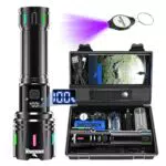 Linterna LED Shadowhawk de Alta Potencia Recargable - Ideal para Camping y Emergencias