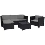 Set de Muebles de Exterior Shaf Manhattan - Fabricado en España con Materiales Reciclados