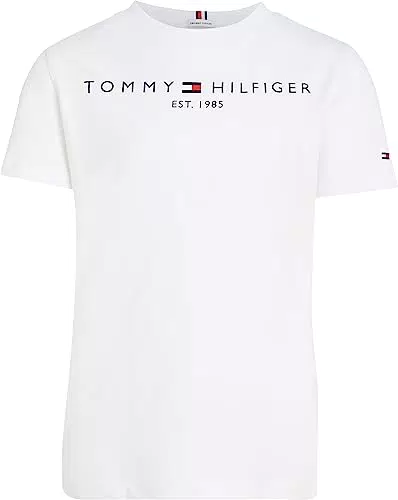 Tommy Hilfiger Infantil Unisex Camiseta Manga Corta Essential Tee Cuello Redondo