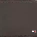 Tommy Hilfiger Hombre Cartera Eton Mini Pequeña, Negro