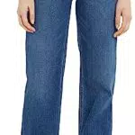 Vaqueros Tommy Hilfiger Mujer Relaxed Straight de Tejido Elástico - Azul