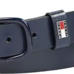 Cinturón de Piel Tommy Jeans para Mujer Oval - Azul