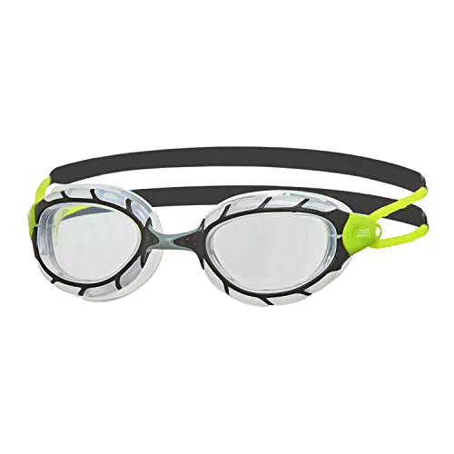 Gafas de Natación Zoggs Predator Unisex Adulto - Negro/Lima