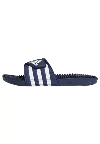 adidas Adissage Slides, Chanclas Unisex Adulto, Dark Blue FTWR White Dark Blue