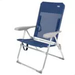 Silla de Playa Reclinable Aktive - 6 Posiciones - Azul Marino