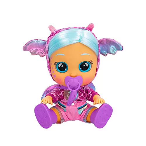 Muñeca Interactiva Bebés Llorones Dressy Fantasy Bruny: Juguete para Niños y Niñas +1 Año
