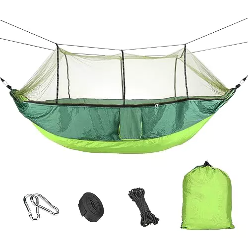 Hamaca de Viaje Ultraligera para Camping - Capacidad de Carga de 300 kg