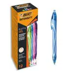 BIC Gel-ocity Quick Dry Bolígrafos de Gel de punta media - Colores Surtidos