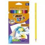 Lápices Acuarelables BIC Kids Aquacouleur - Efecto Pintura