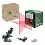 Láser de Líneas Cruzadas Bosch Quigo con Abrazadera Universal